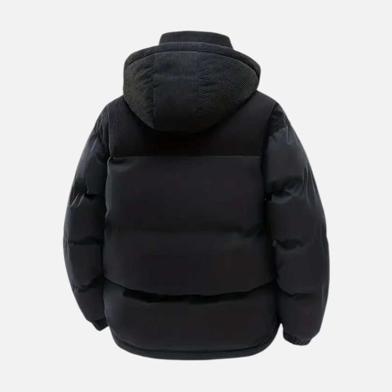 Élan Urbain™ | Veste détachable à capuche et blocs de couleur chaude