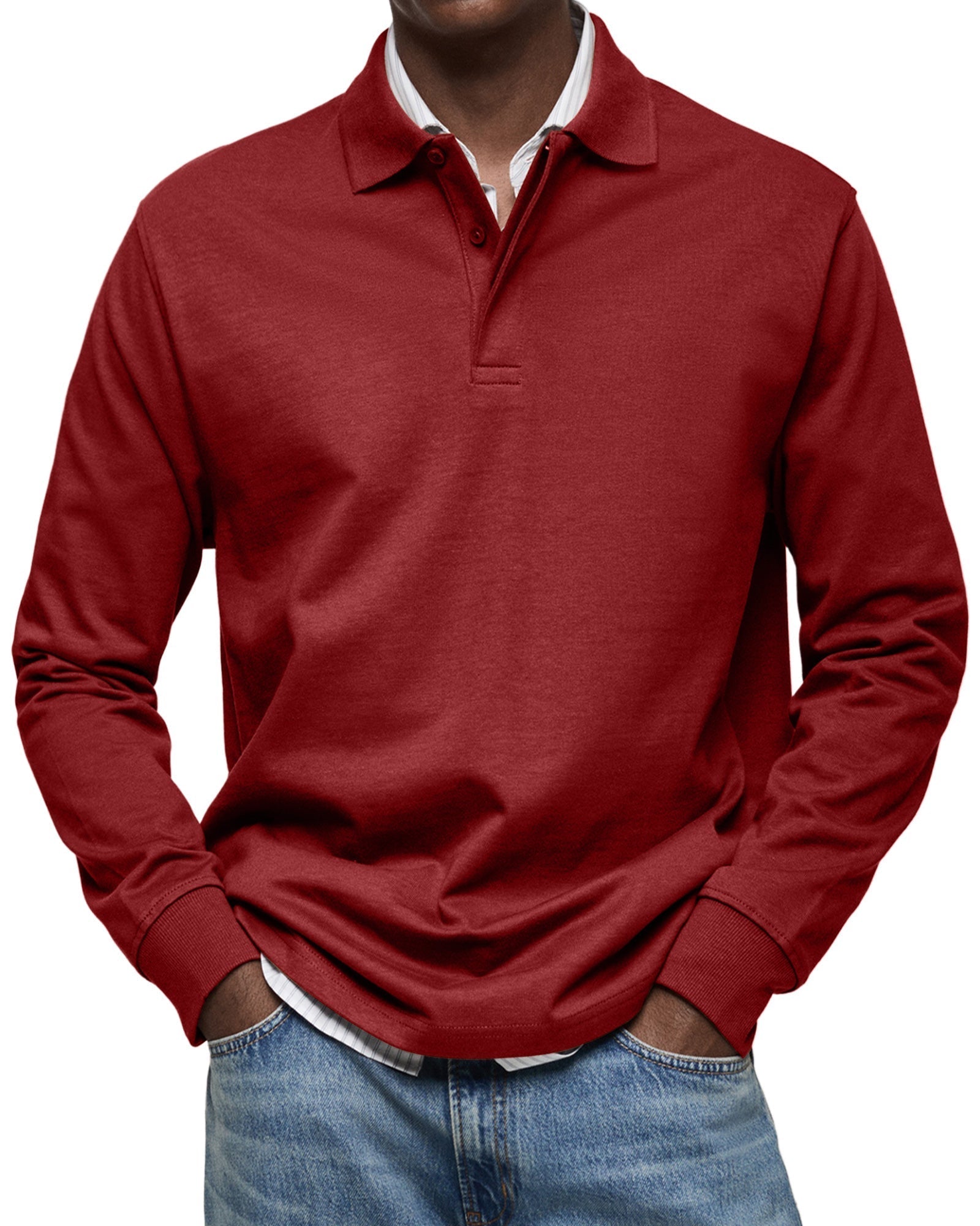 Élan Urbain™ | Polo Luxe à Manches Longues