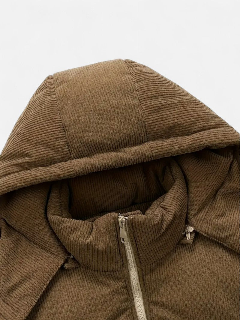 Élan Urbain™ | Veste détachable à capuche et blocs de couleur chaude