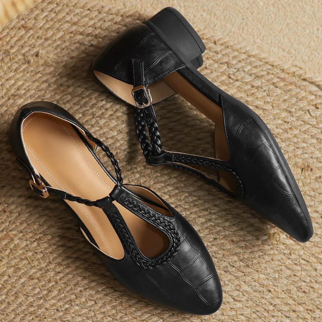 Élan Urbain™ | Mary Janes Kepa Cuir