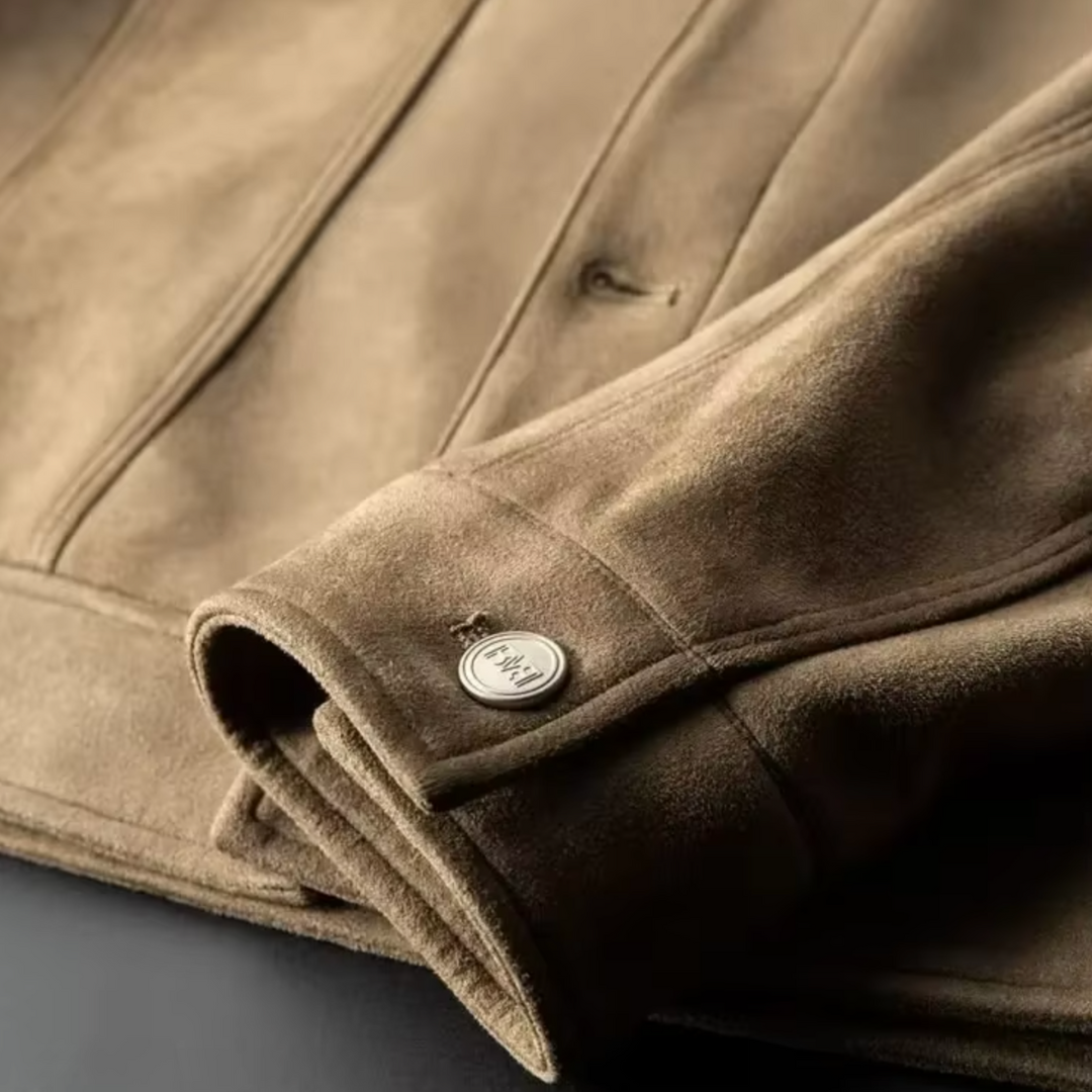 Élan Urbain™ | Veste en Suédine Premium – Élégance Intemporelle & Confort Moderne