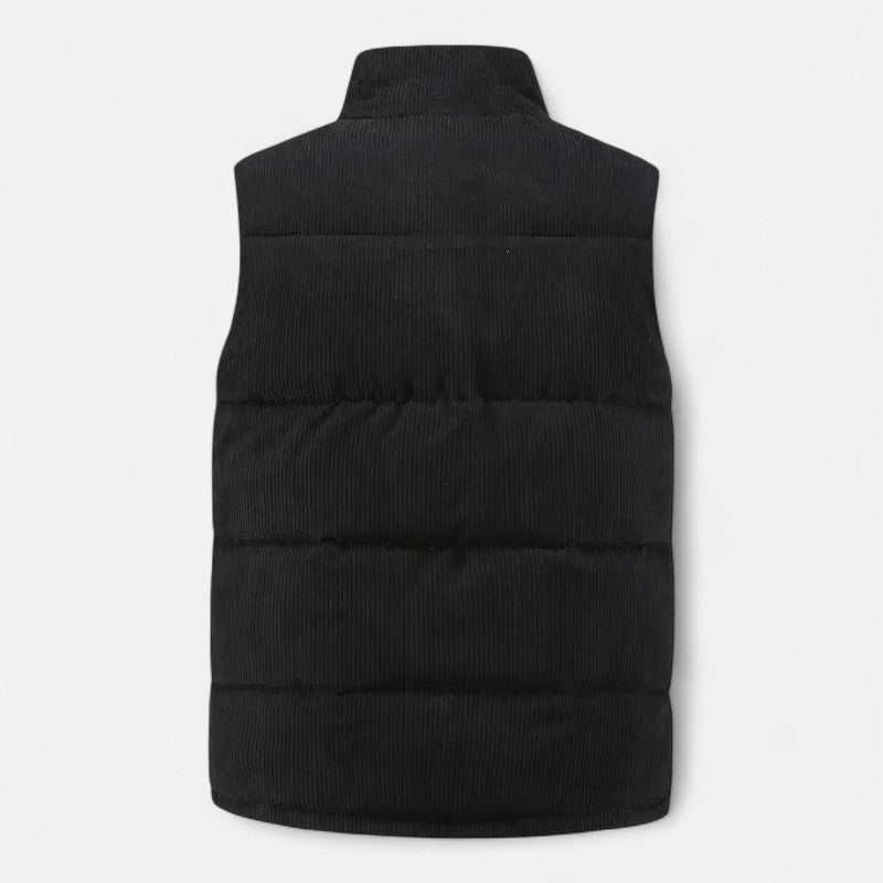 Élan Urbain™ | Gilet sans manches en velours côtelé pour homme