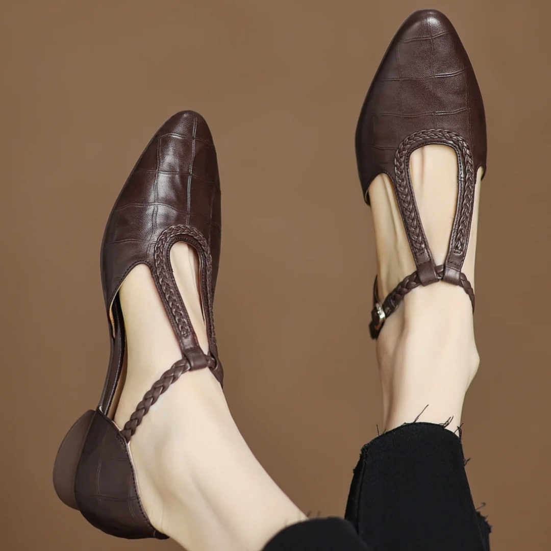 Élan Urbain™ | Mary Janes Kepa Cuir