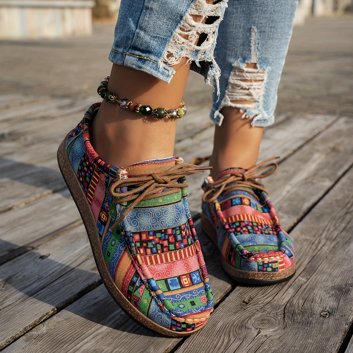 Élan Urbain™ | Chaussures rétro colorées pour femme