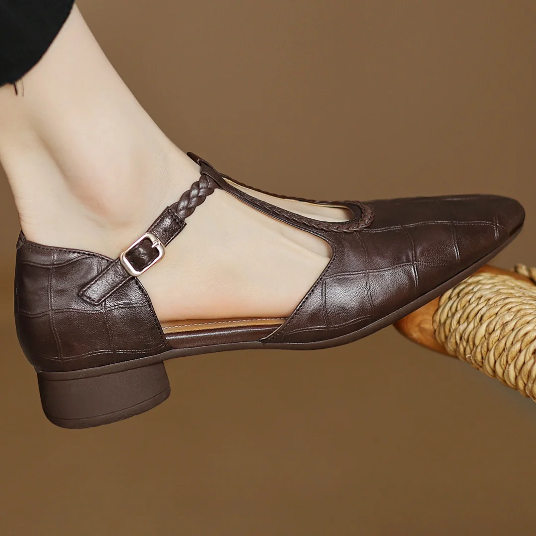 Élan Urbain™ | Mary Janes Kepa Cuir