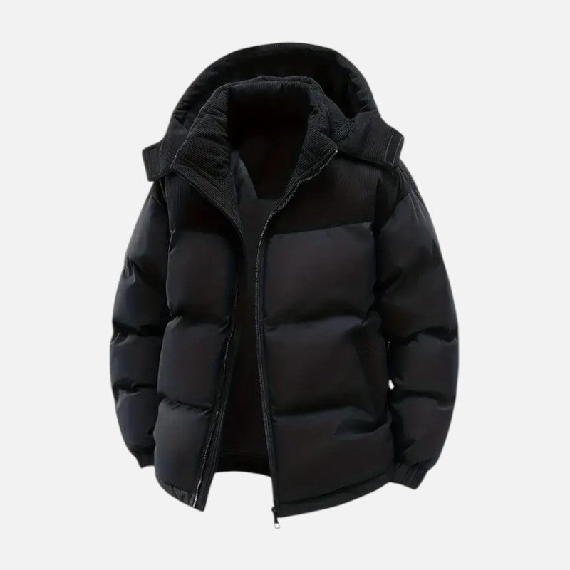 Élan Urbain™ | Veste détachable à capuche et blocs de couleur chaude
