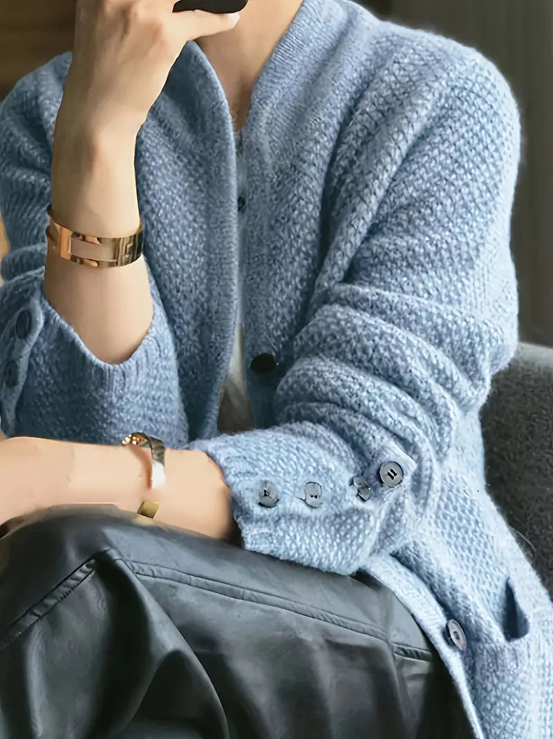 Élan Urbain™ | Cardigan Élégant Avec Boutons