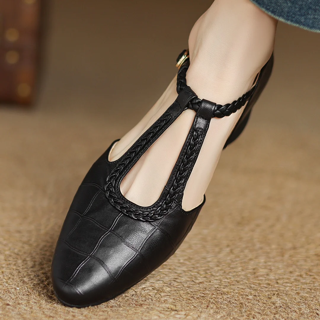 Élan Urbain™ | Mary Janes Kepa Cuir