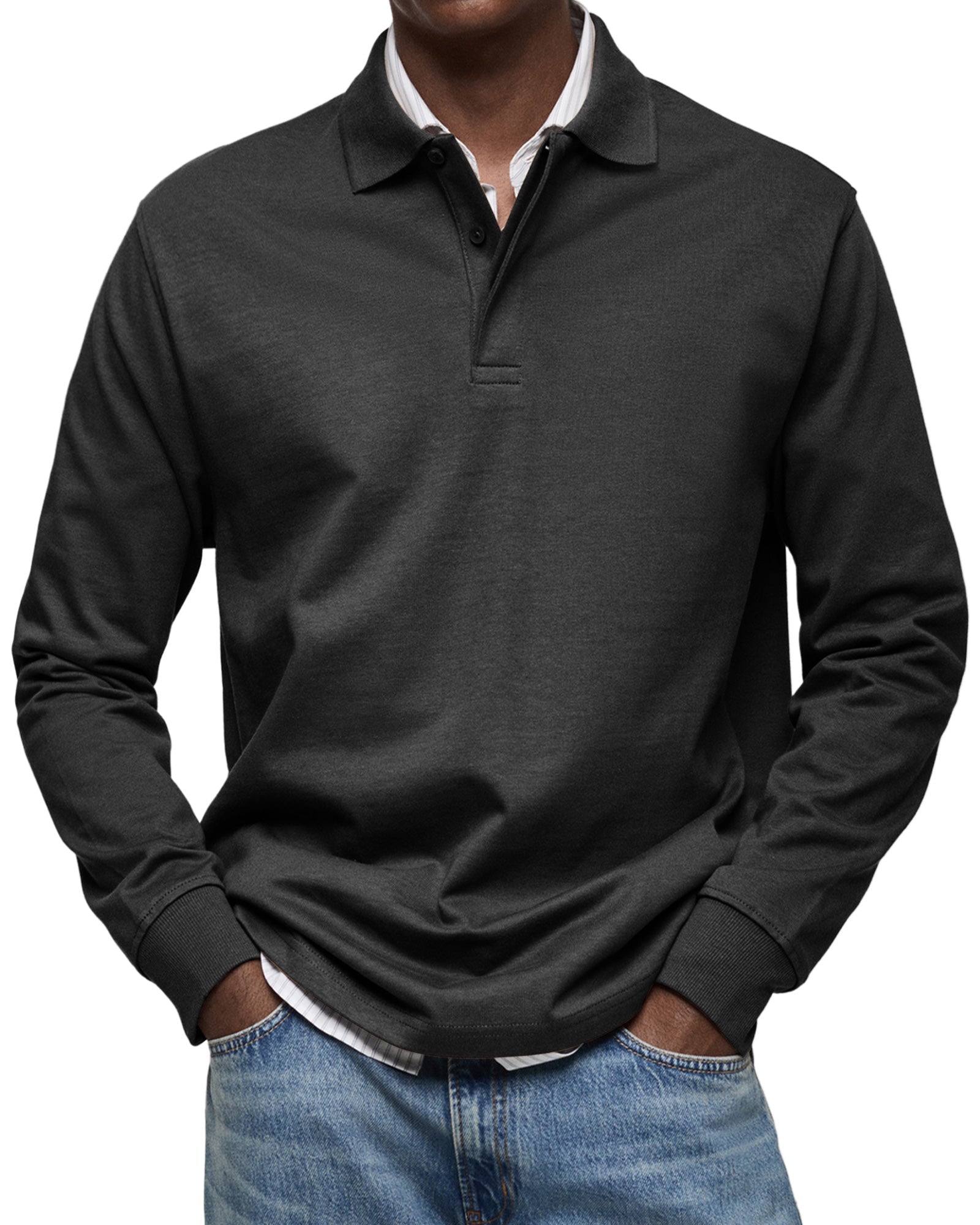 Élan Urbain™ | Polo Luxe à Manches Longues