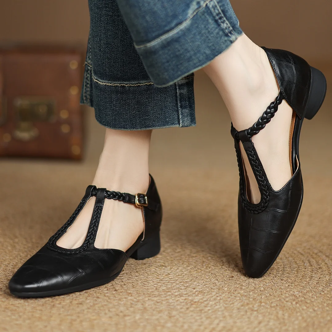 Élan Urbain™ | Mary Janes Kepa Cuir