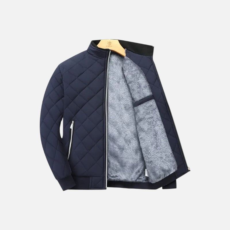 Élan Urbain™ | Veste d'hiver matelassée doublée polaire pour homme