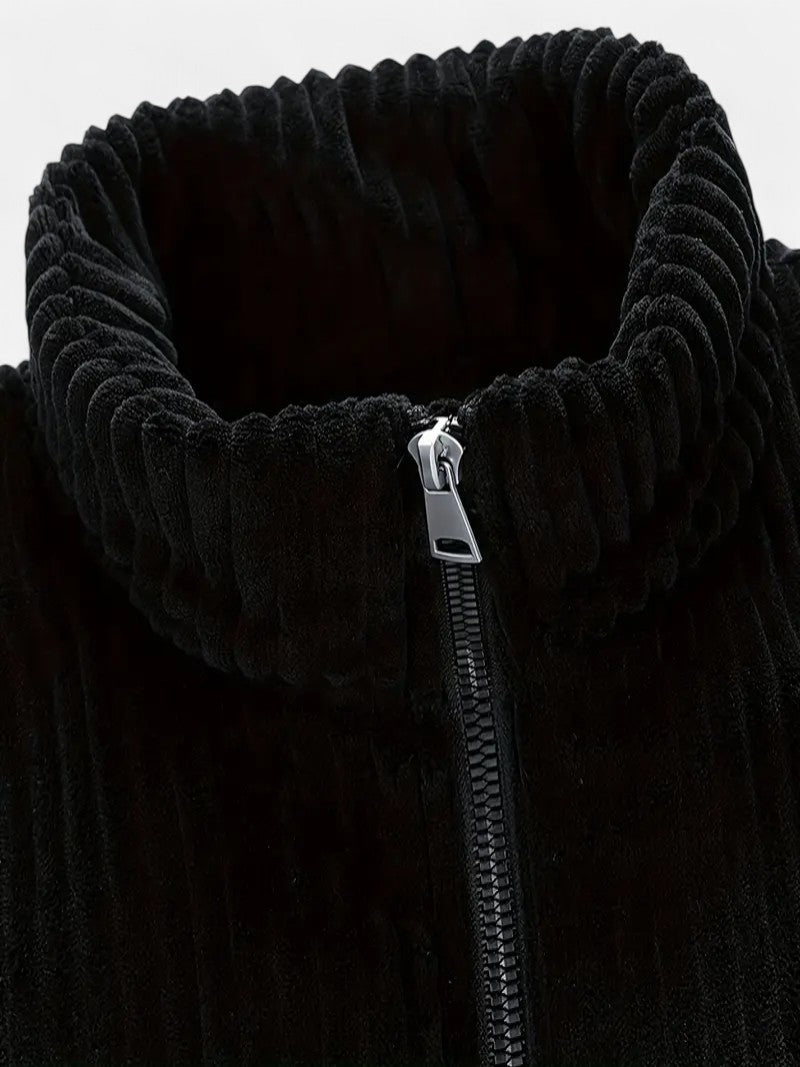 Élan Urbain™ | Veste décontractée à col montant et fermeture zippée