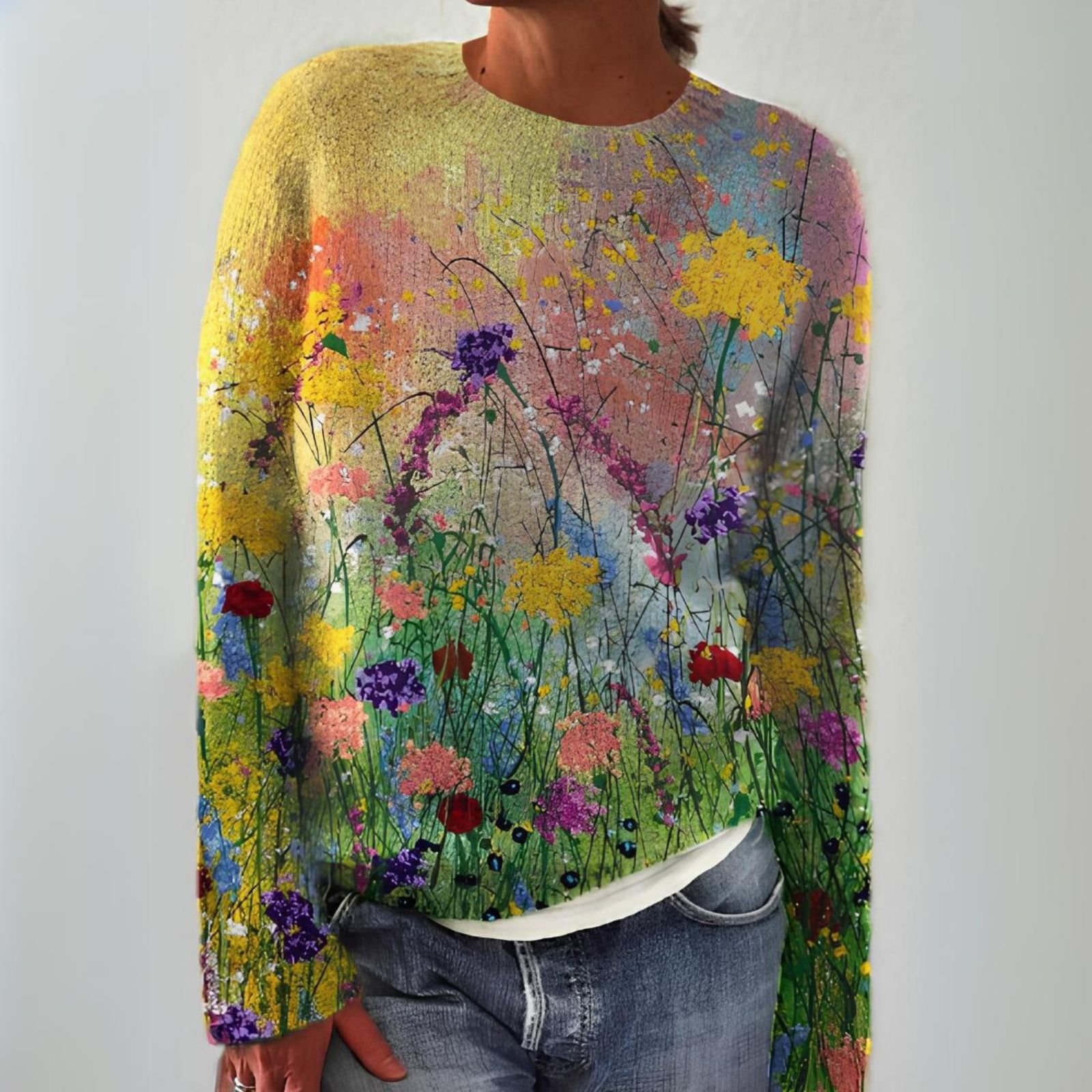 Élan Urbain™ | Sweat Cozy Art Floral