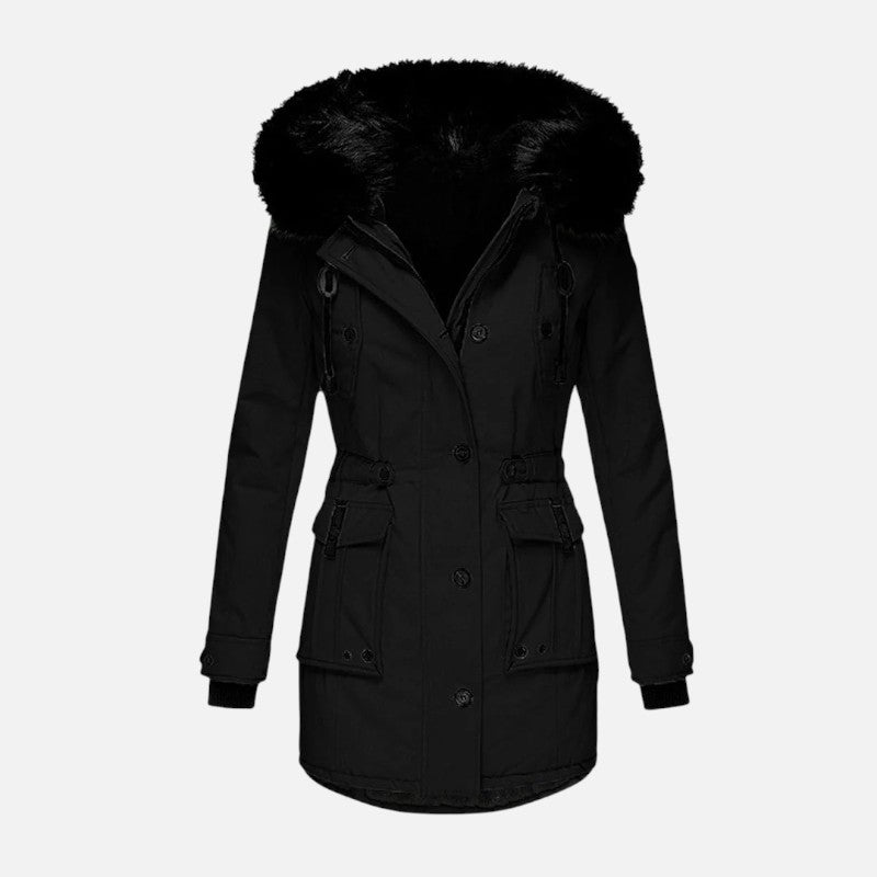 Élan Urbain™ | Veste Matelassée Imperméable avec Capuche pour Femmes