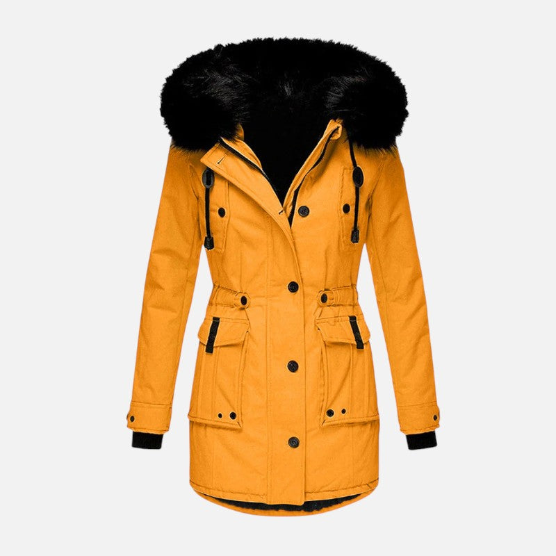 Élan Urbain™ | Veste Matelassée Imperméable avec Capuche pour Femmes