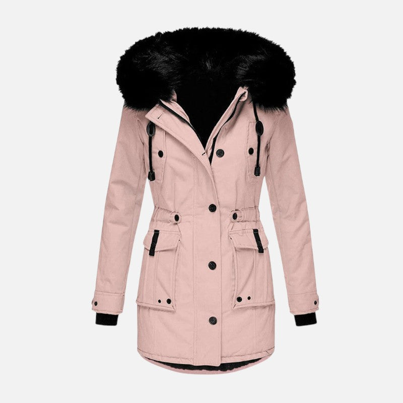 Élan Urbain™ | Veste Matelassée Imperméable avec Capuche pour Femmes