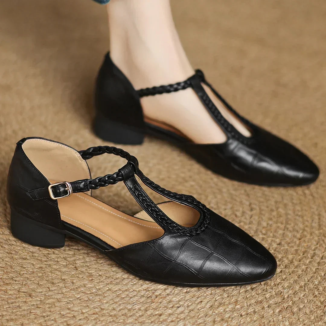 Élan Urbain™ | Mary Janes Kepa Cuir