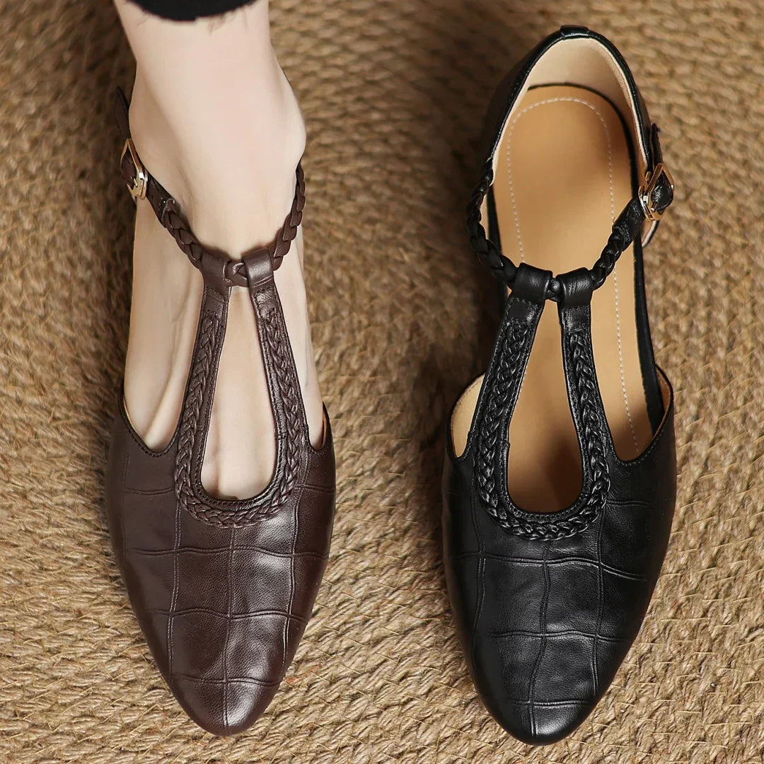 Élan Urbain™ | Mary Janes Kepa Cuir