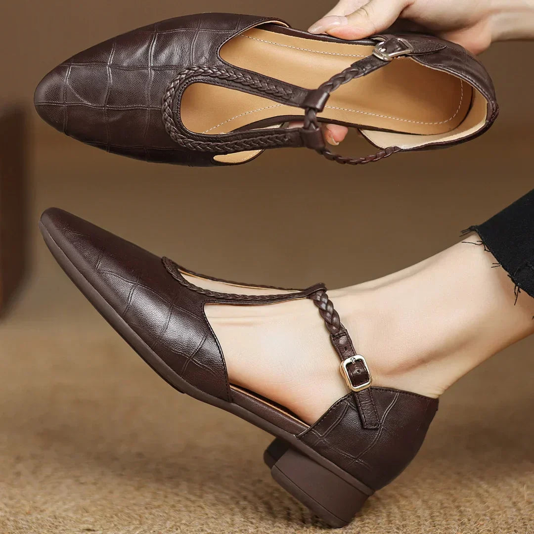 Élan Urbain™ | Mary Janes Kepa Cuir