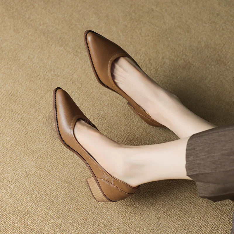 Élan Urbain™ | Mary Janes à Talons Moyens Novalisse