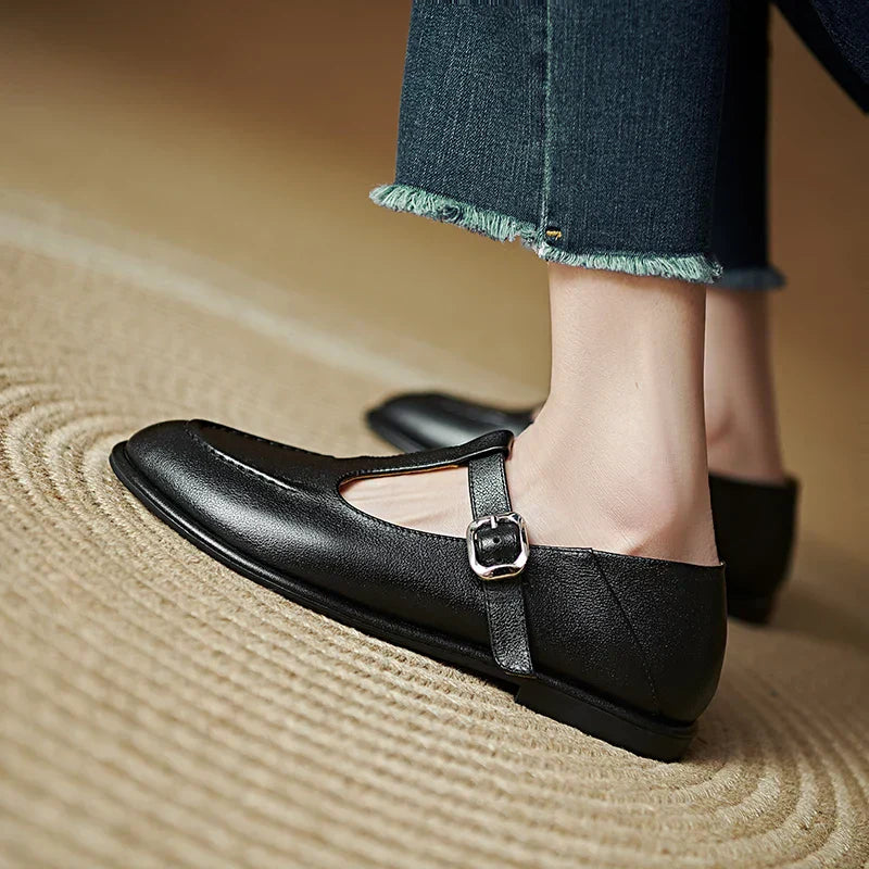 Élan Urbain™ | Mary Janes Escarpins à Talons Bas