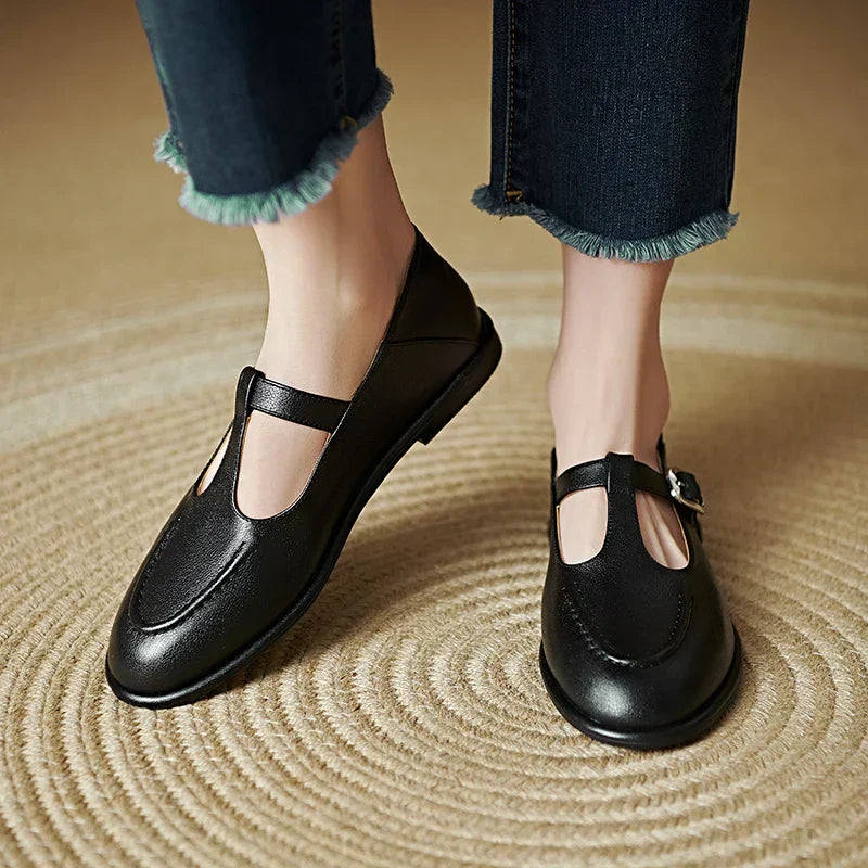Élan Urbain™ | Mary Janes Escarpins à Talons Bas