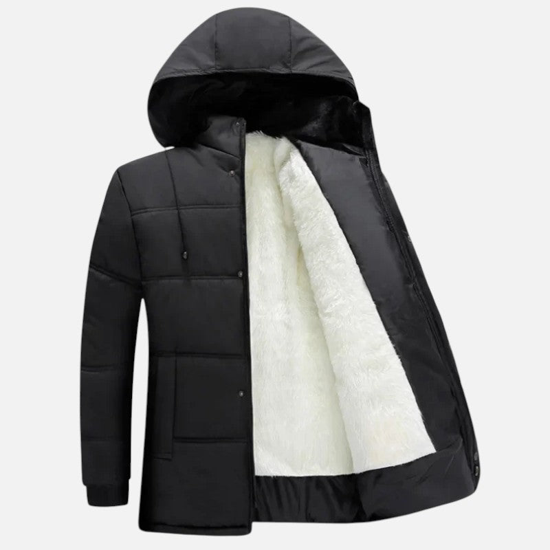 Élan Urbain™ | Parka d’Hiver Imperméable à Capuche