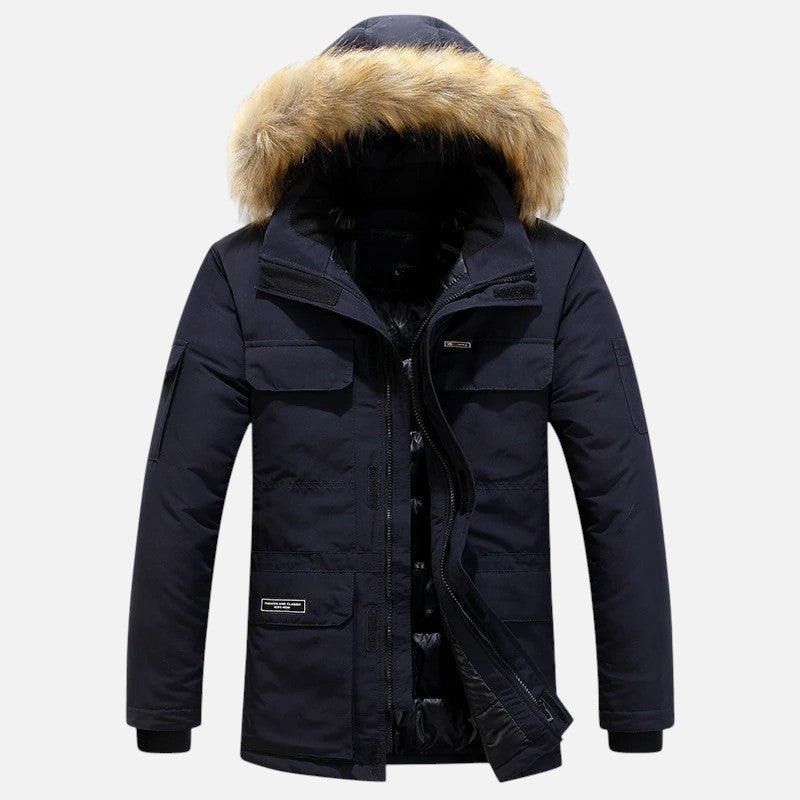 Élan Urbain™ | Parka d'hiver pour homme avec capuche