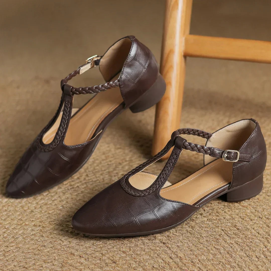 Élan Urbain™ | Mary Janes Kepa Cuir