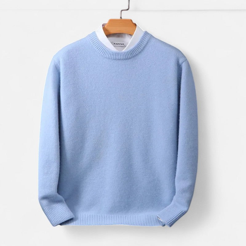Élan Urbain™ | Pull classique en cachemire pour homme