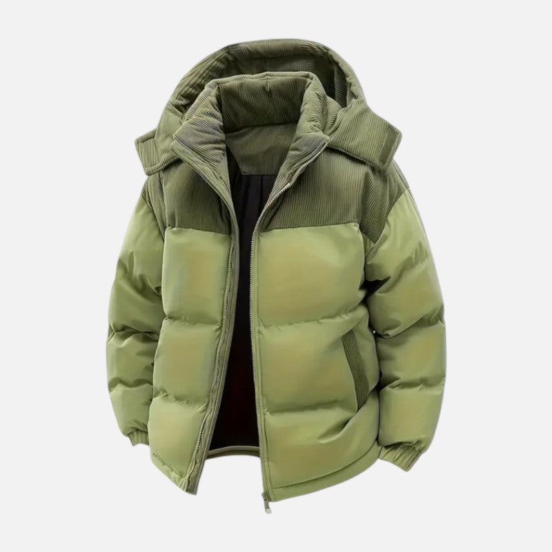 Élan Urbain™ | Veste détachable à capuche et blocs de couleur chaude