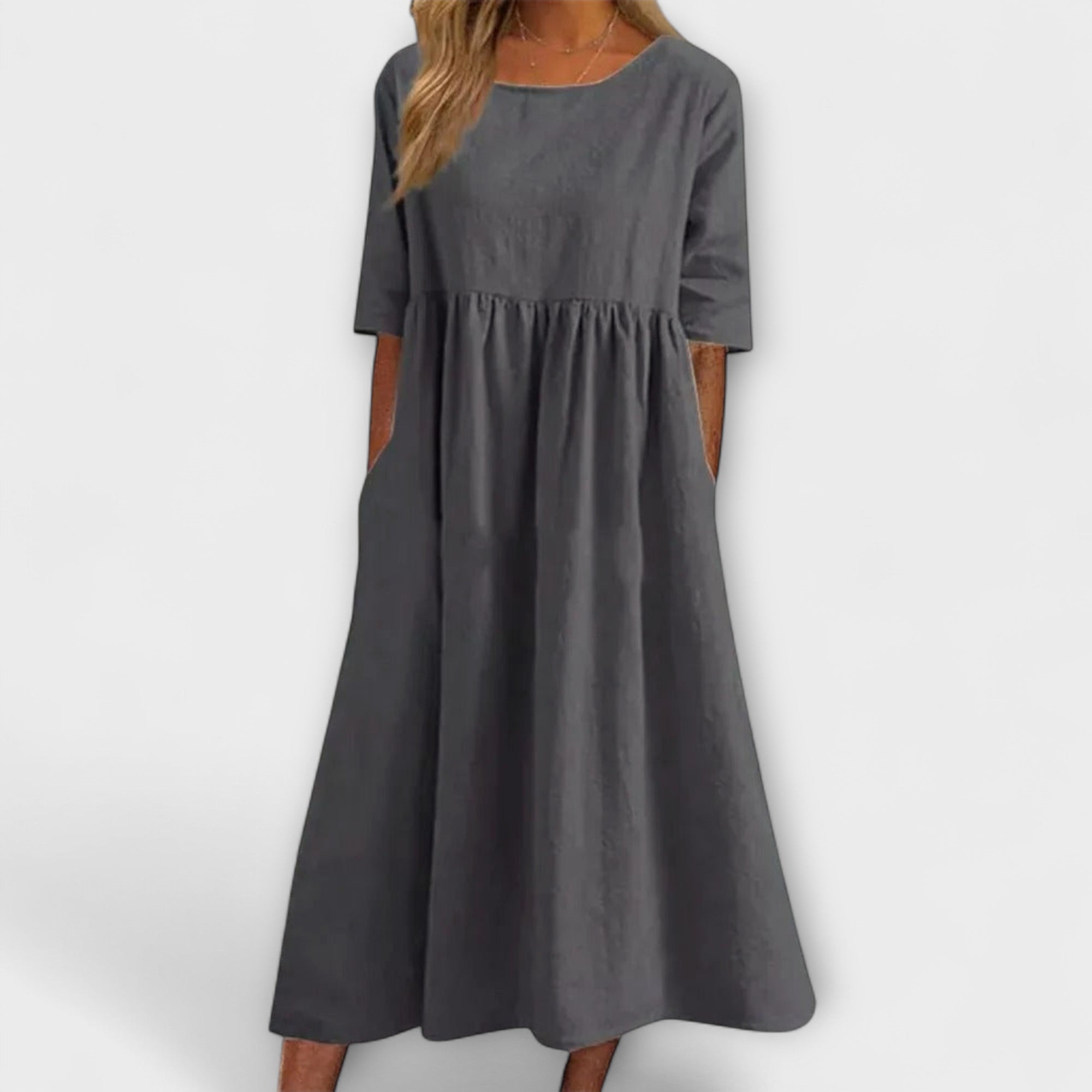 Élan Urbain™ | Robe Chic à Manches Courtes pour Femmes