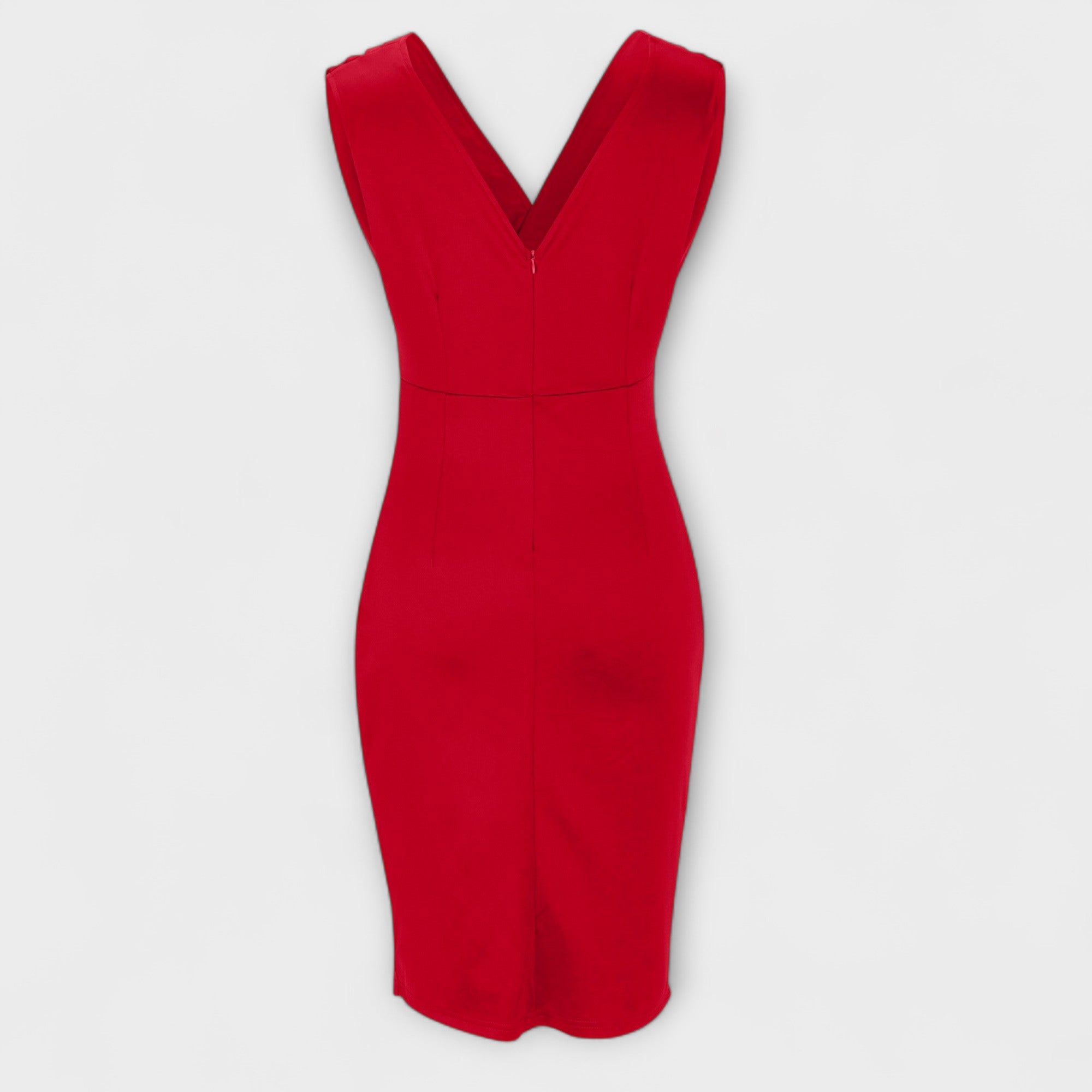 Élan Urbain™ | Robe Élégante à V-Ausschnitt pour Femmes