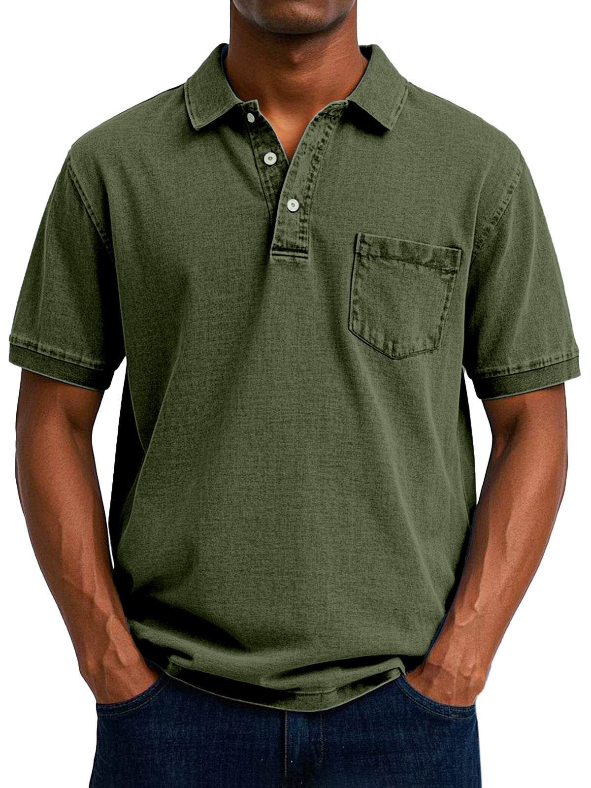 Élan Urbain™  - Chemise Polo Vintage Décontractée pour Homme