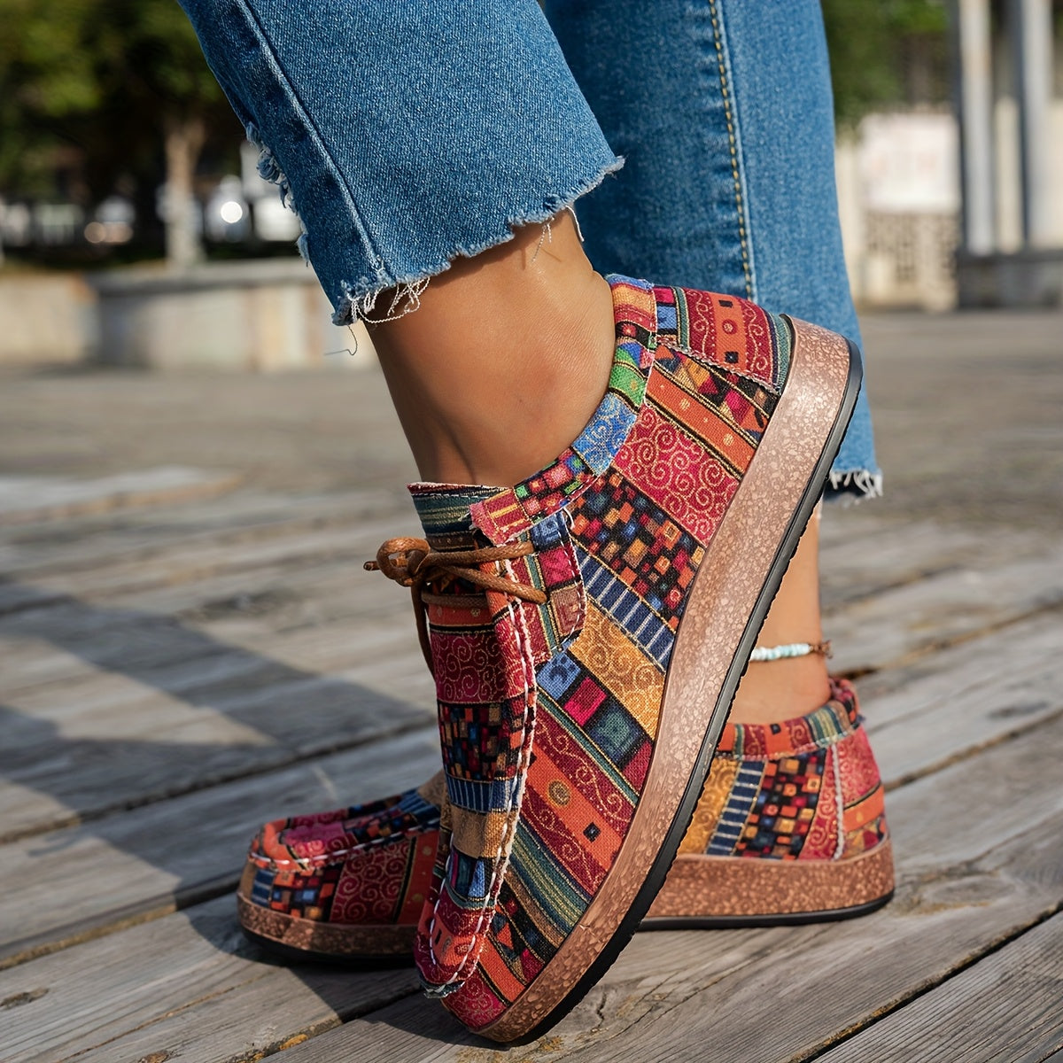 Élan Urbain™ | Chaussures rétro colorées pour femme