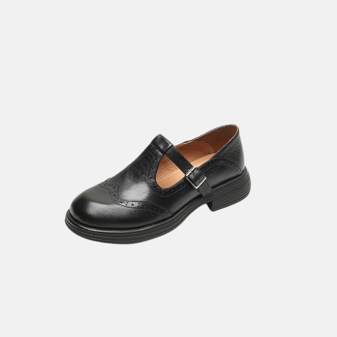 Élan Urbain™ | Élégantes Mary Janes en Cuir
