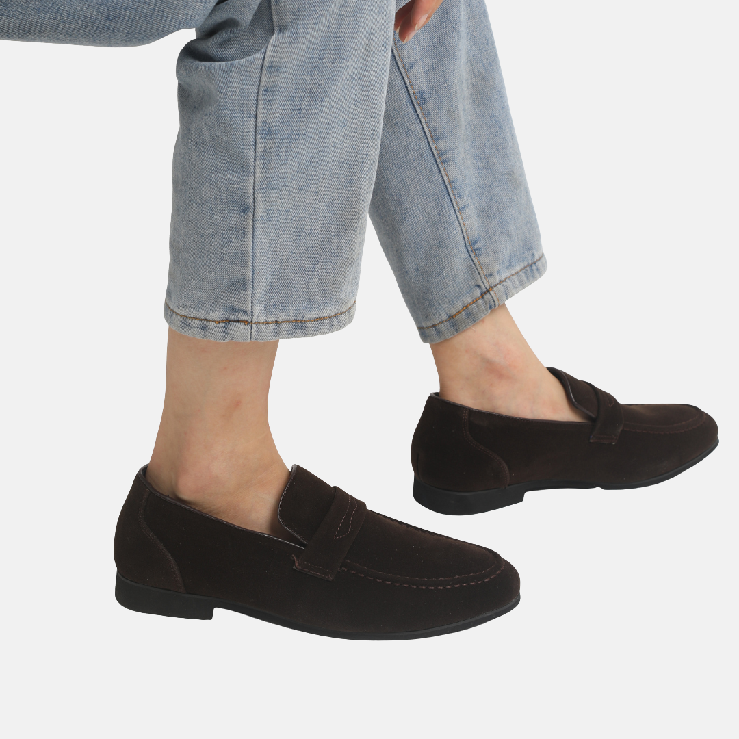 Élan Urbain™ | Mocassins à brides en daim