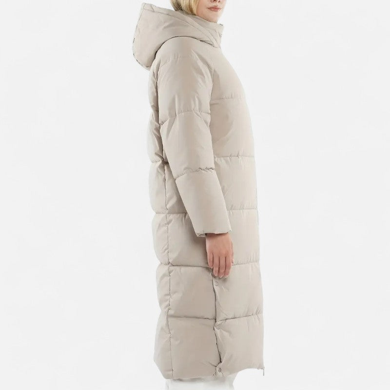 Élan Urbain™ | Doudoune longue à capuche Premium pour femme