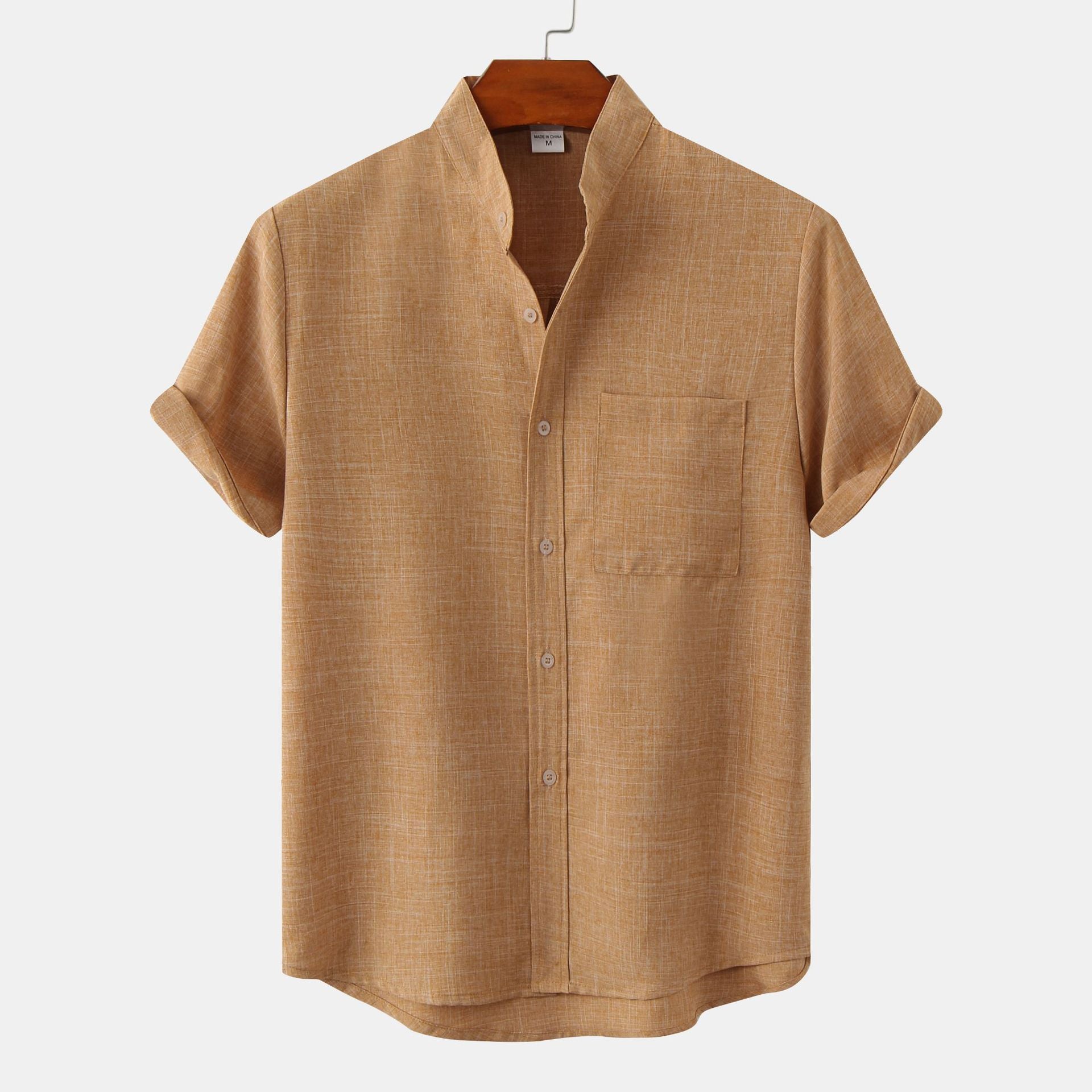 Élan Urbain™ | Chemise en coton unie avec boutons