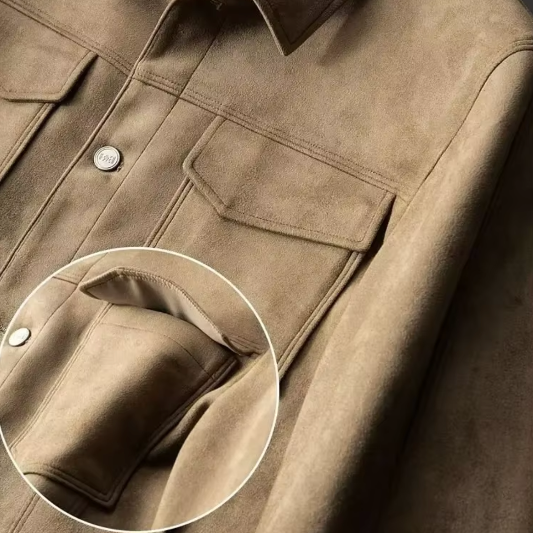 Élan Urbain™ | Veste en Suédine Premium – Élégance Intemporelle & Confort Moderne