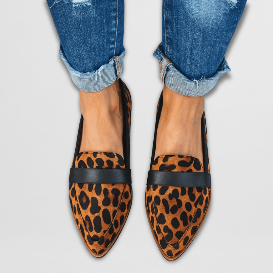 Élan Urbain™ | Mocassins élégants léopard