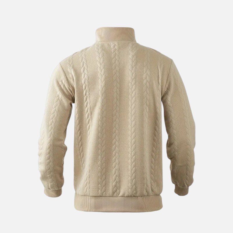 Élan Urbain™ | Sweat-shirt à manches longues et fermeture éclair pour homme