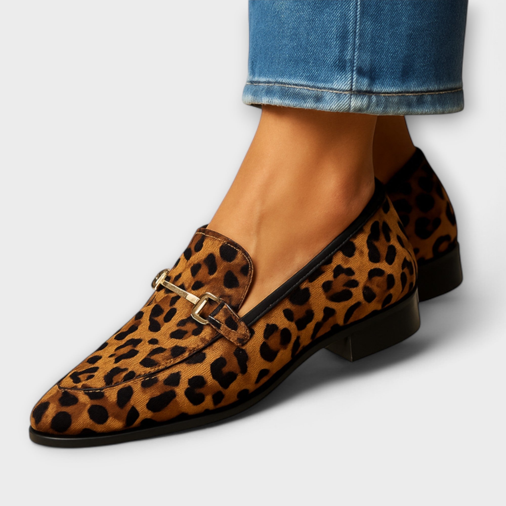 Élan Urbain™ | Mocassins élégants léopard