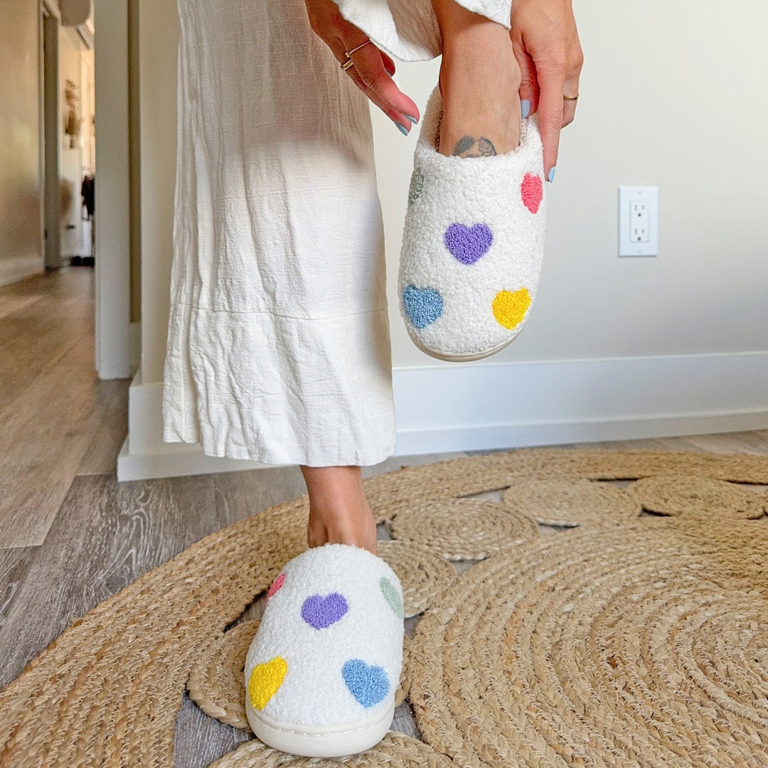 Élan Urbain™ | Chaussons à cœur coloré