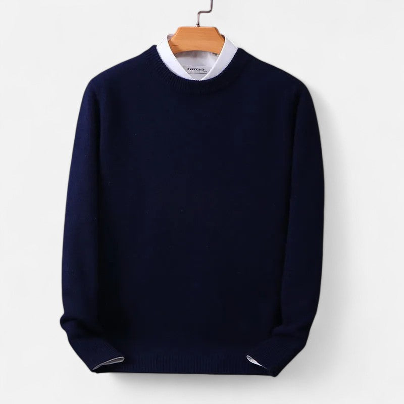 Élan Urbain™ | Pull classique en cachemire pour homme