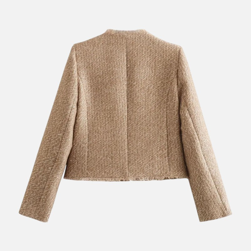 Élan Urbain™ | Veste chic en laine tweed
