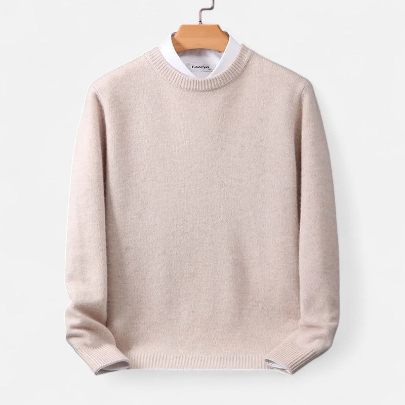 Élan Urbain™ | Pull classique en cachemire pour homme