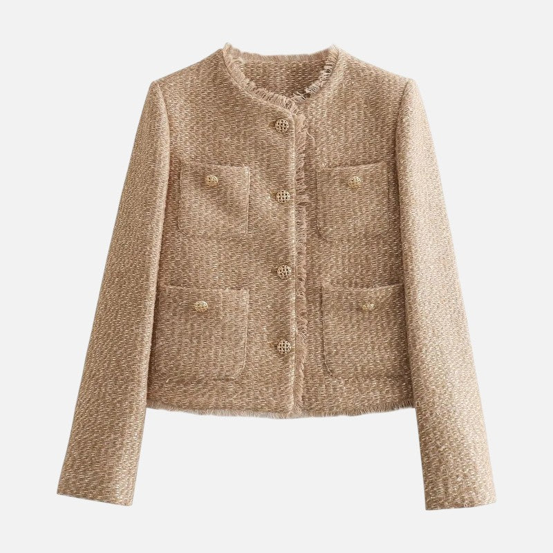 Élan Urbain™ | Veste chic en laine tweed