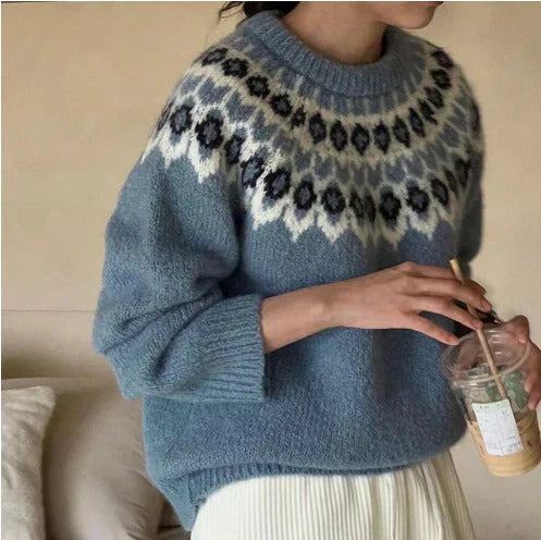 Élan Urbain™ | Pull en Jacquard Élégant