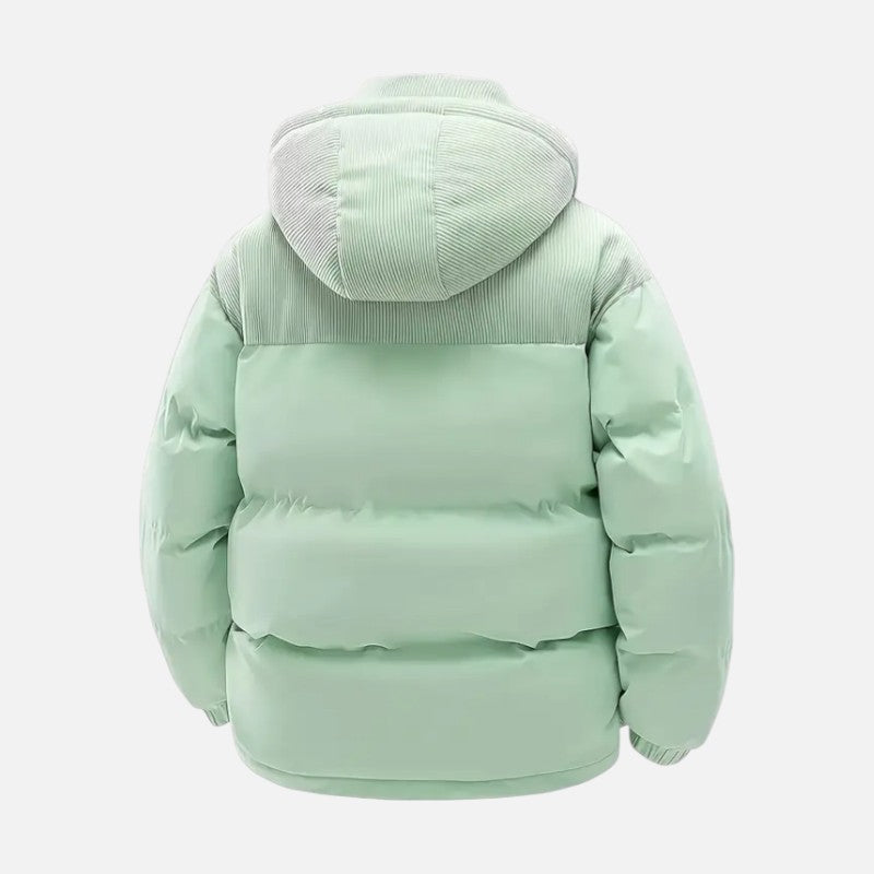Élan Urbain™ | Veste détachable à capuche et blocs de couleur chaude